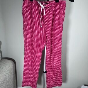 Vineyard Vines Red and White Alabama Crimson Tide Patterned PJ bottoms